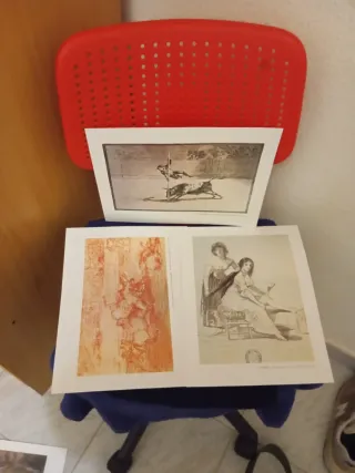 Colección 19 láminas de museo