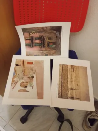 Colección 19 láminas de museo