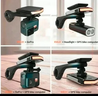 Luz Ciclami RVLO1 Bicicleta soporte para garmin