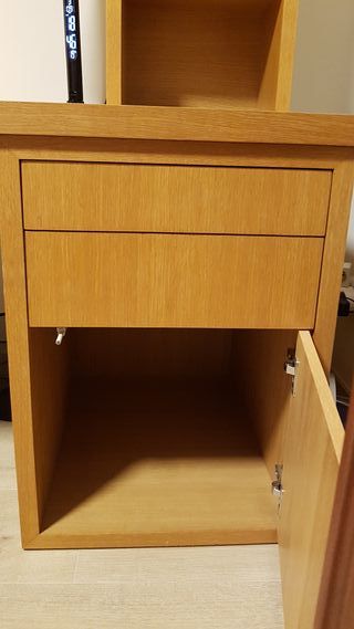 Mesa para despacho-oficina madera de roble