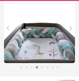 Treccia protettiva per culla/letto intrecciata