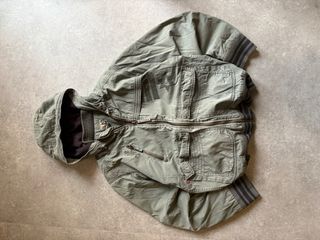 Bomber Quiksilver Vintage Y2K Verde Oliva