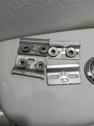 Mesitas de noche colgantes 2 uds