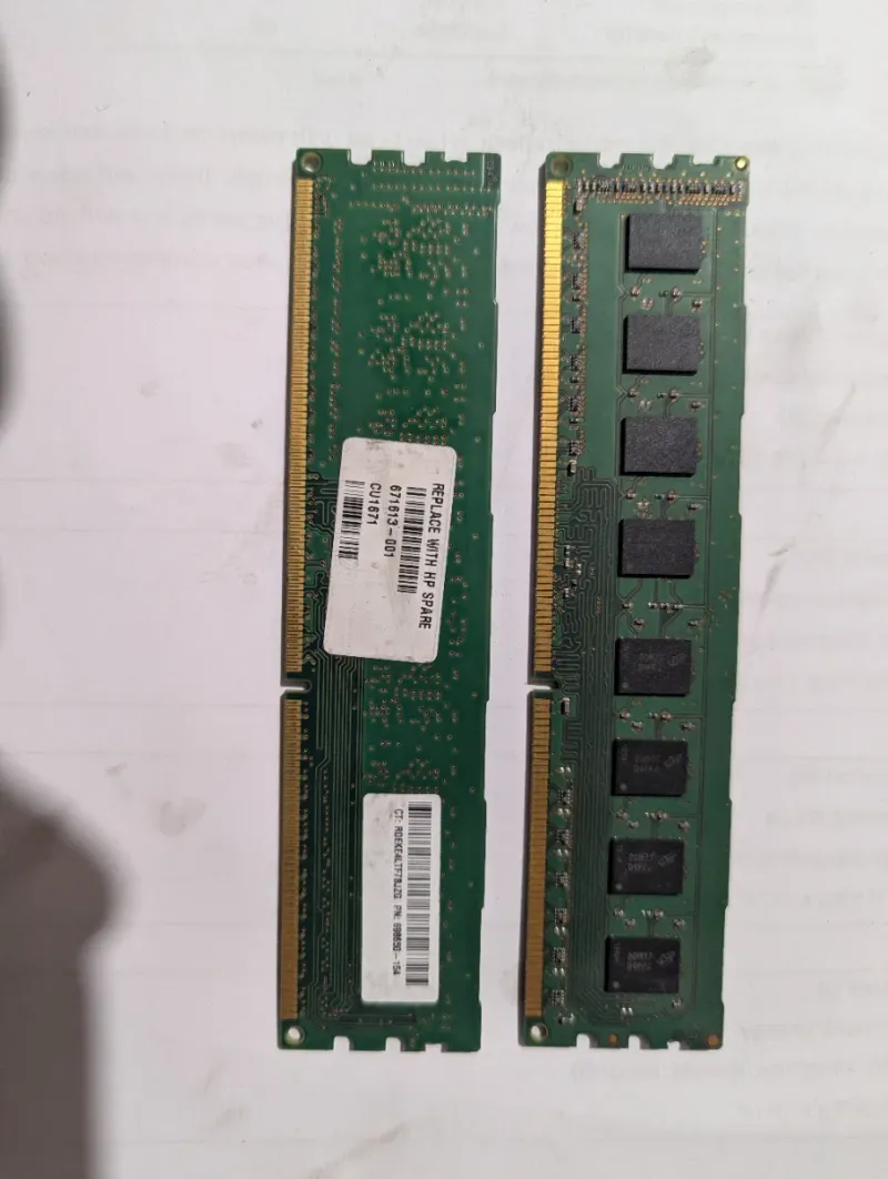 4GB DDR3 RAM Micron PC3-12800U afbeelding 2