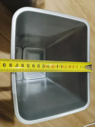 Set 3 Papeleras Plástico Gris