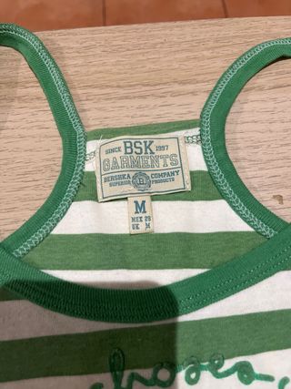 Camiseta BSK Rayas Verdes Talla M