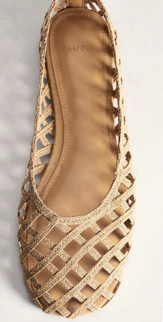 Bailarina trenzada fibra natural