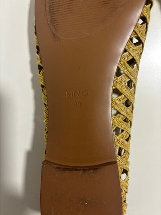 Bailarina trenzada fibra natural