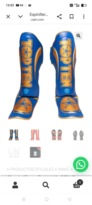 Pack Kick Boxing Guantes y Peto