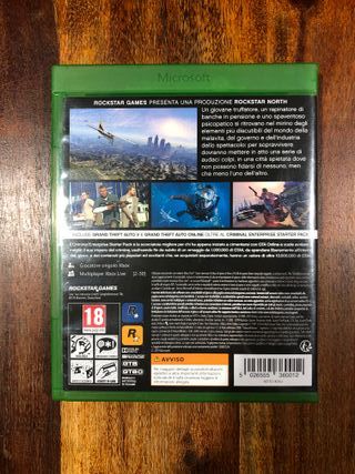 Grand Theft Auto V xbox one GTA 5 premium edition