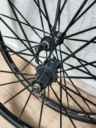 Ruedas Mavic Ksyrium SSC radios planos