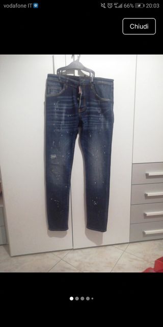 Jeans Dsquared2 C-5257 Skater Taglia M tg 46