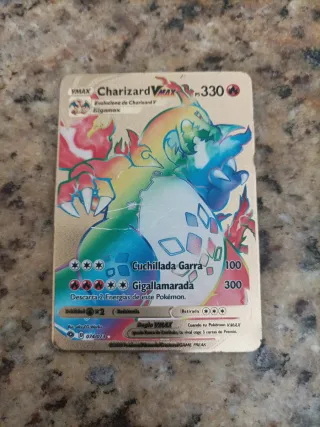 Cartas Pokémon Metálicas Doradas