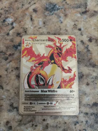 Cartas Pokémon Metálicas Doradas