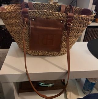 Capazo Pedro de Hierro Beige y Marrón