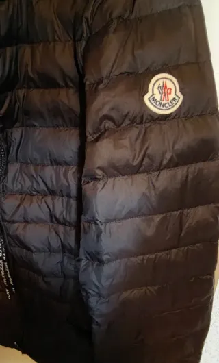 Chaqueta Moncler Negra Hombre