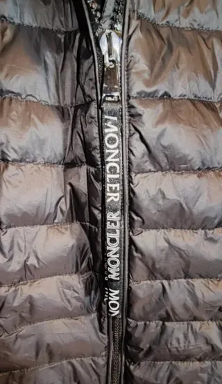 Chaqueta Moncler Negra Hombre