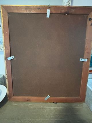 Cuadro J. Baró Óleo Paisaje Urbano