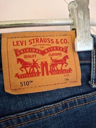 Pantalón Levis 510 Azul (14 Años)