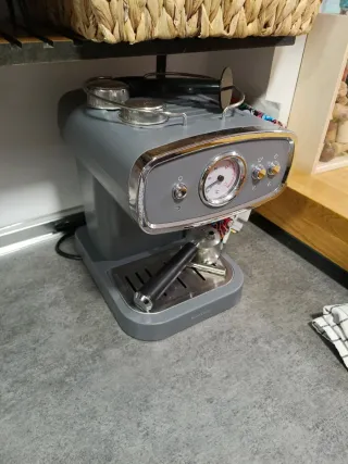 Cafetera Espresso Gris