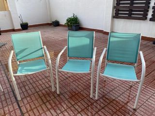 6 Sillas de exterior