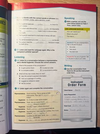 Libro Ingles Dental Hygienist