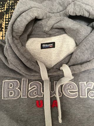 Sudadera Blauer Gris Talla S Mujer
