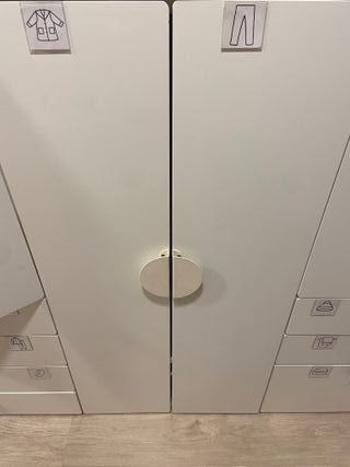 Armario Infantil IKEA SMÅSTAD 2 Módulos