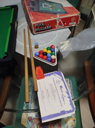 Juego Billar Americano Rima Años 80