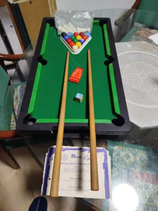 Juego Billar Americano Rima Años 80