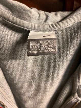 Sudadera Nike Gris con Cremallera