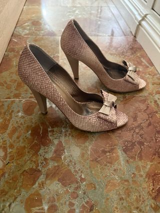 Zapatos de tacón Lodi piel rosa