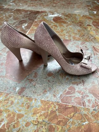 Zapatos de tacón Lodi piel rosa