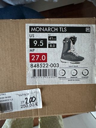 Botas Snowboard Nitro Talla 41