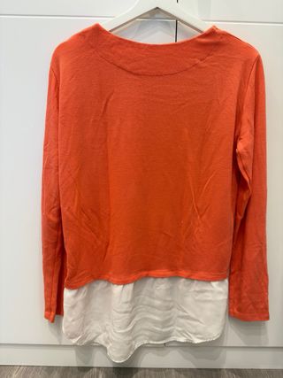 Camiseta naranja manga larga L Stradivarius shirt