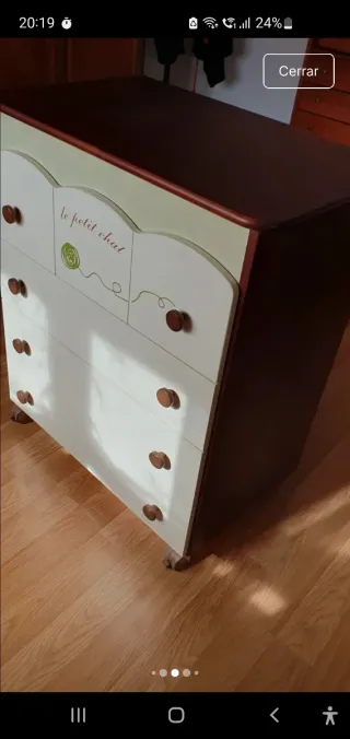 Cómoda- Cambiador " Mi Cuna"