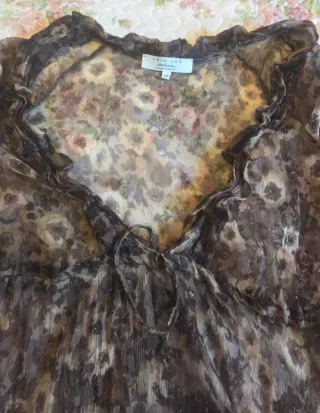 Vestito Twin Set fantasia marrone taglia M