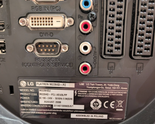 Monitor LG Flatron Negro 22"