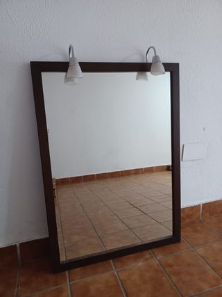 Espejo de baño con luces