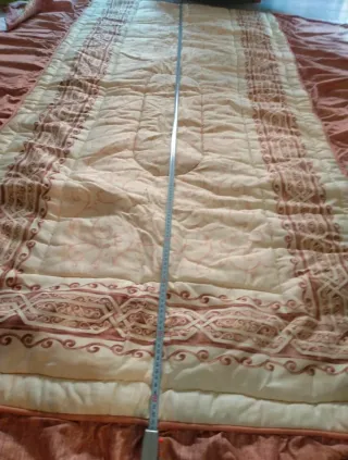 Edredón Cama 90 Beige y Rosa