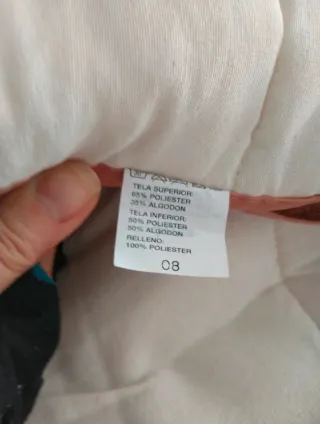 Edredón Cama 90 Beige y Rosa