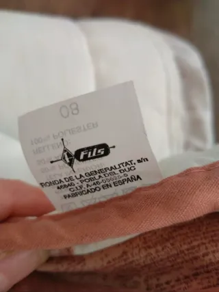 Edredón Cama 90 Beige y Rosa