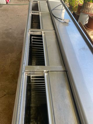 Nevera botellero 4 puertas inox