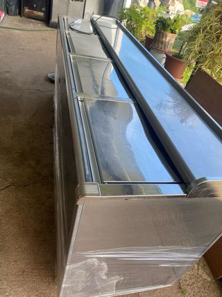 Nevera botellero 4 puertas inox