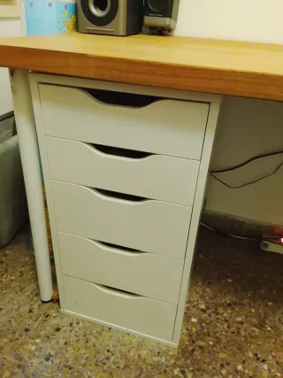 Mesa escritorio i cajonera