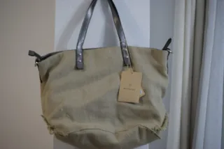 Bolso de Verano. Mia & Joy Beige/Plata