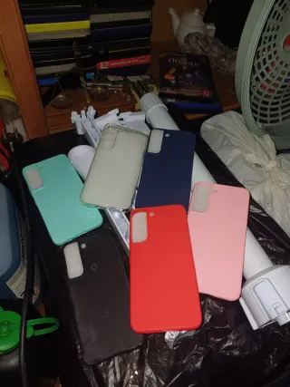 Lote 6 fundas Samsung colores