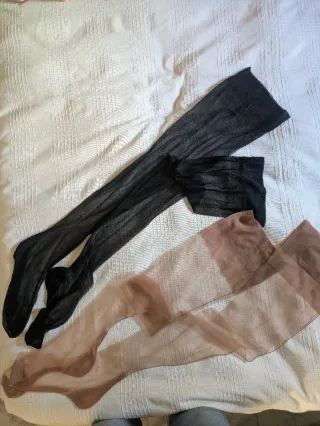 4 Pares Medias Antiguas Talla Única