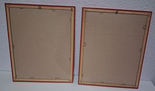 2 Cuadros Disney Infantil Marco Aluminio