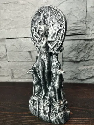 Statua Ecate Dea Gotica Esoterica Scultura Goth